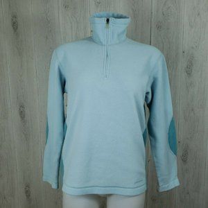 Patagonia Womens Sz M Pull Over 1/4 Zip Bl…